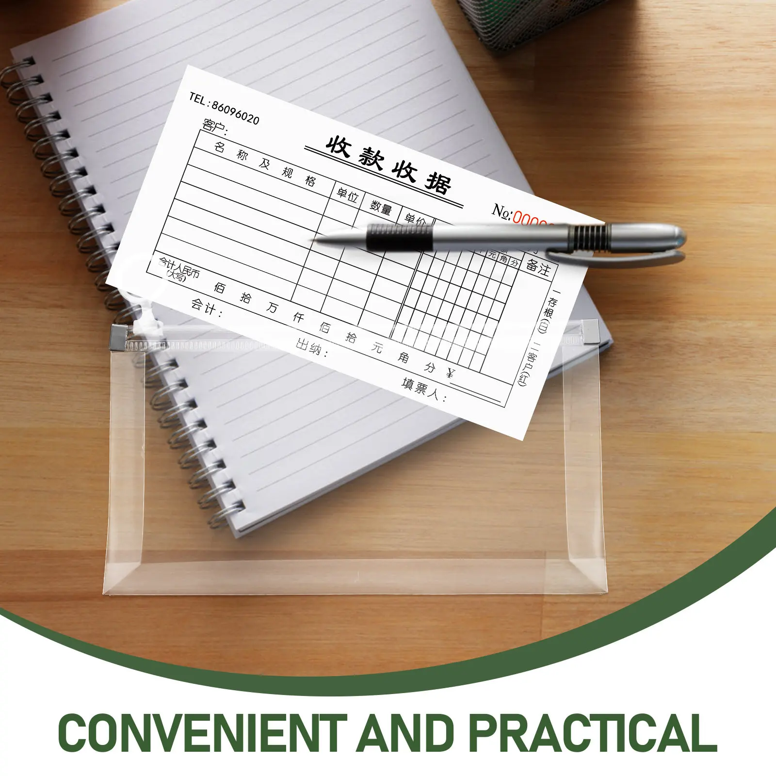 

5Pcs Transparent File Organizer Bags Plastic Document Envelopes Convenient File Storage for School Office Use Document Folders