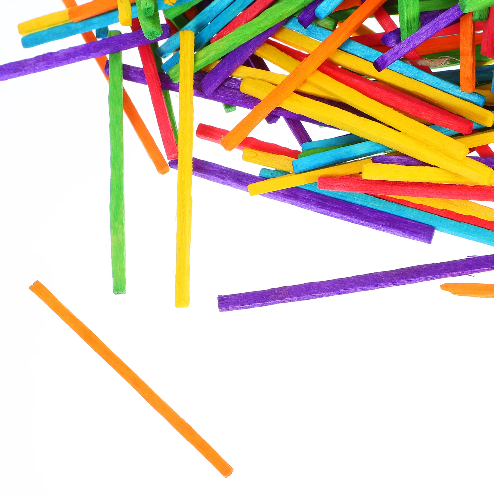 Bâtons artisanaux en bois, petits chevilles carrées, projets de bricolage, manipulation amusante et sûre, scénarios d'utilisation polyvalents, 1000 pièces