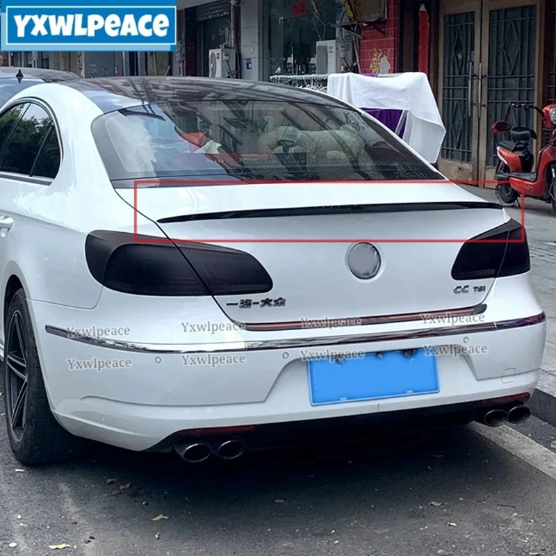 

For Volkswagen VW Passat CC 2009 -2016 High Quality ABS Plastic Unpainted Color Rear Trunk Spoiler Body Kit Parts