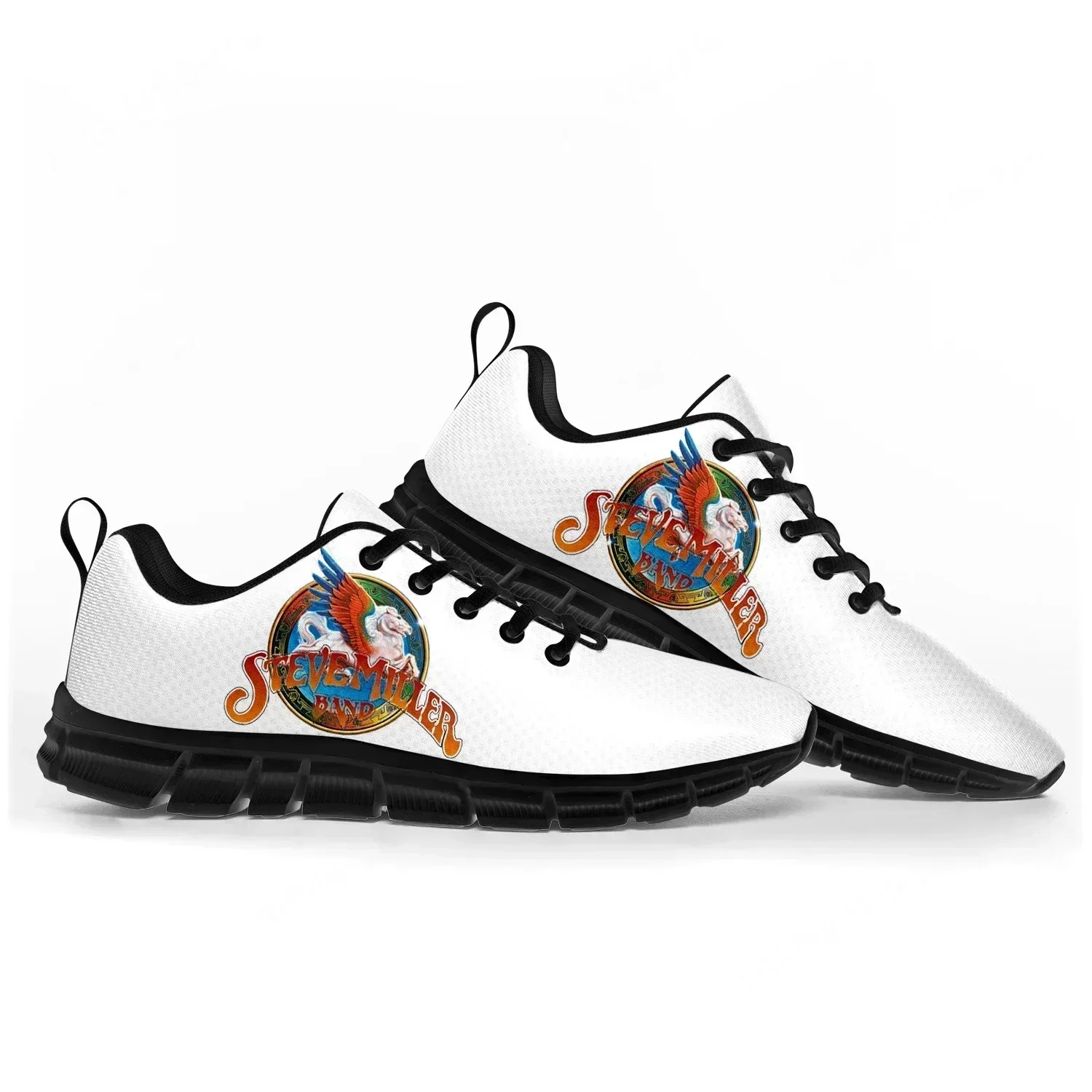 

Спортивная обувь Steve Miller Rock Band, мужские и женские кроссовки, повседневная обувь для пар, черные