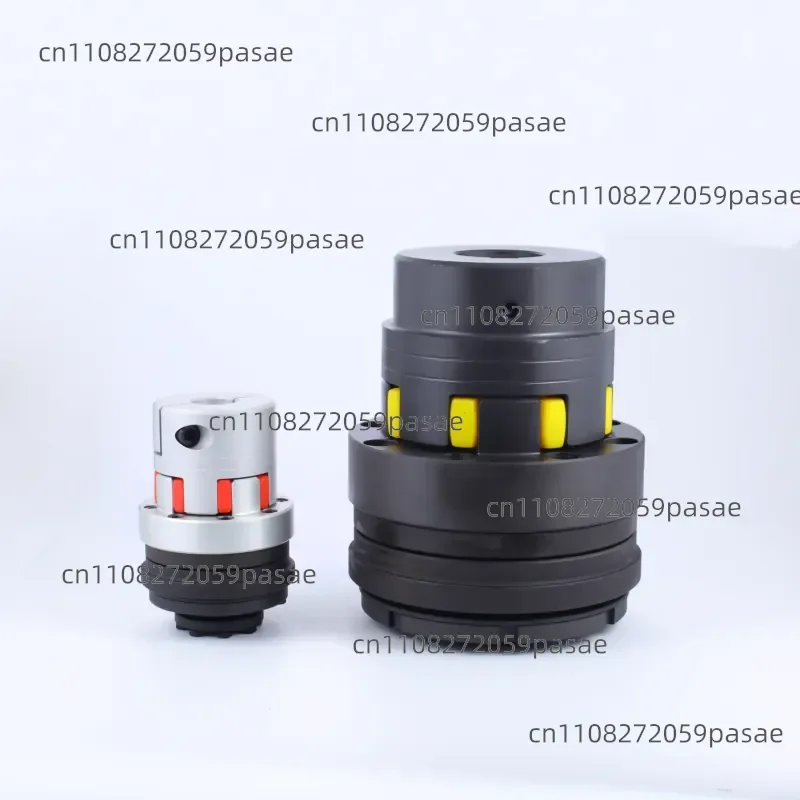 5-Piece 45 #Steel Claw/Spider Ball Taper Hole Flexible Torque Limiting Precision Coupling