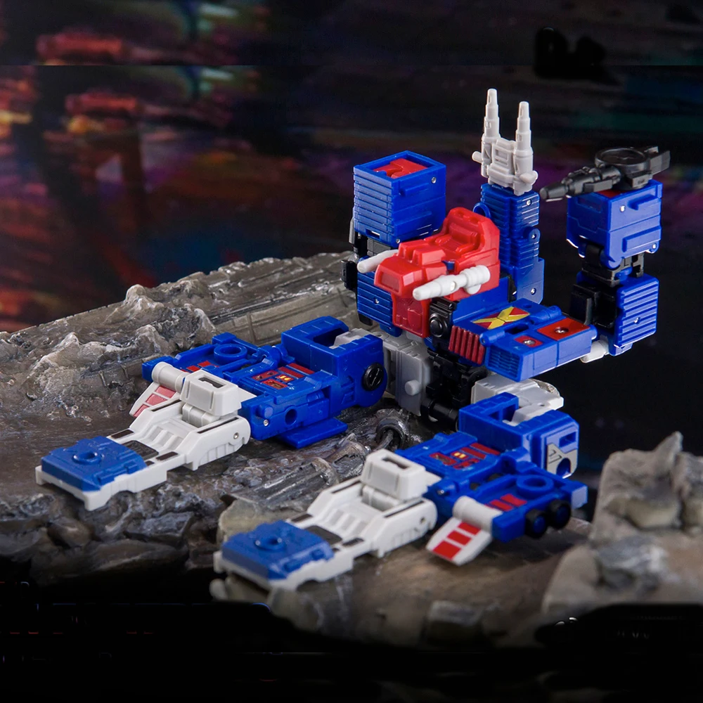 Deformation Toys Dr. Wu DWE54B Metroplex Vierwechsel-Recoated Small Proportion Pocket Version Deformation Action Figure Robot