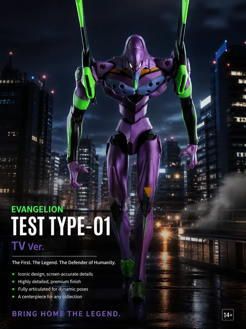 Model Kit Eva 00 - Blokees Evangelion EVA Unit 01 Versione