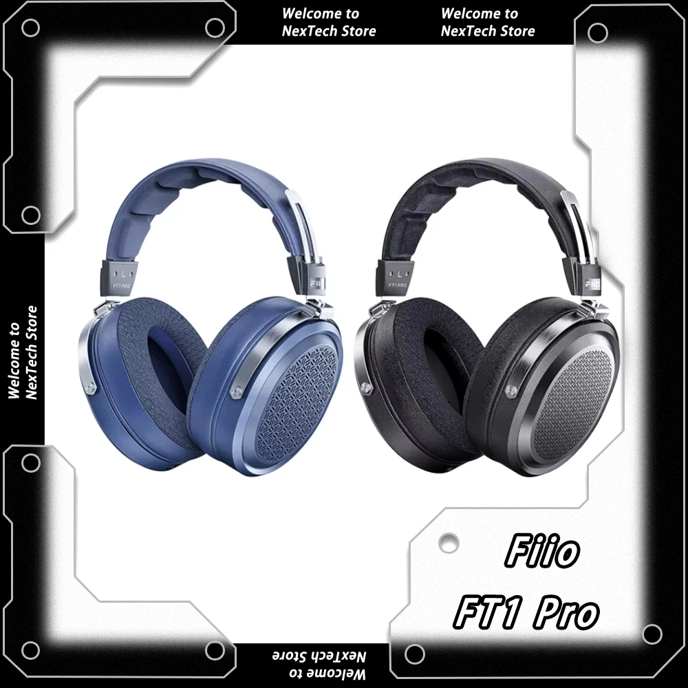 Nouveau Fiio FT1 Pro casque ouvert diaphragme plat filaire personnaliser HiFi musique stro casque haute qualit sonore rduction du bruit