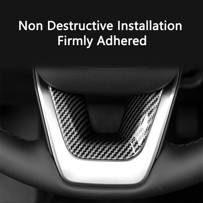 QHCP عجلة توجيه سيارة الترتر غطاء الزخرفية الكسوة ABS عجلة القيادة زر الإطار يناسب لكزس LX 600D 700H 2022 + ملحق #5