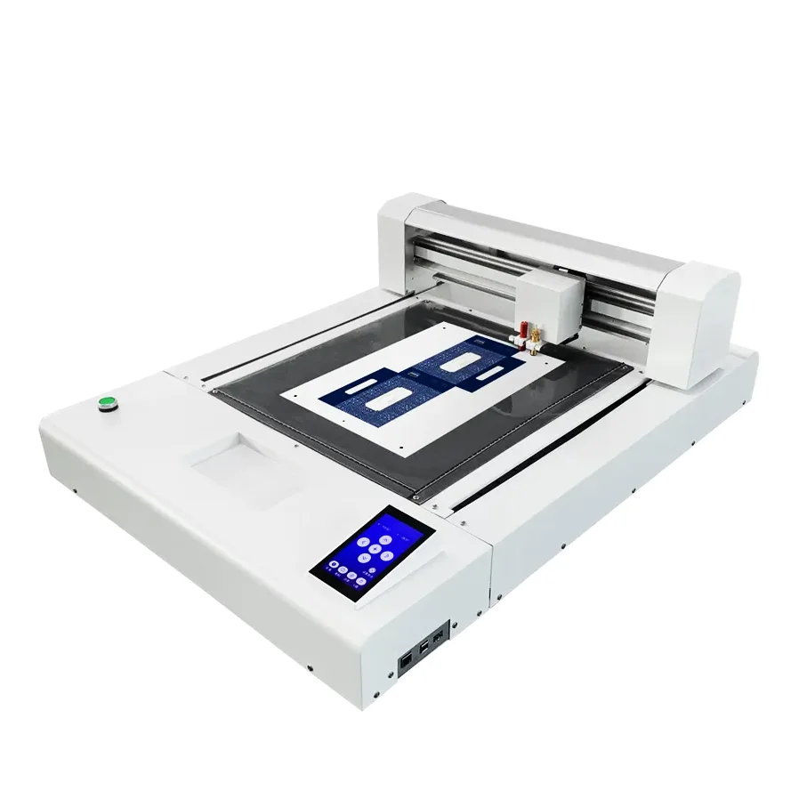 P5035DC Dual Head Flatbed Plotter Cutter Flatbed Digital Die Cutting Machine With Creasing Automatic Plotter