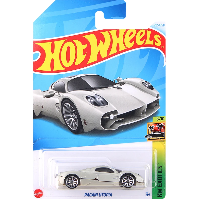 24L Original Hot Wheels Car Pagani Utopia Boys Toys Scale 1/64 Diecast Vehicles Alloy Model HW Exotics Collection Birthday Gift