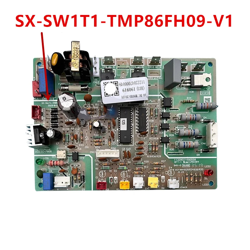 Плата кондиционера QRD-SWIC-HCE2 SX-IT1W3-1-M37546 Плата SX-SW1T1-TMP86FH09-V1 R 60070114800   часть