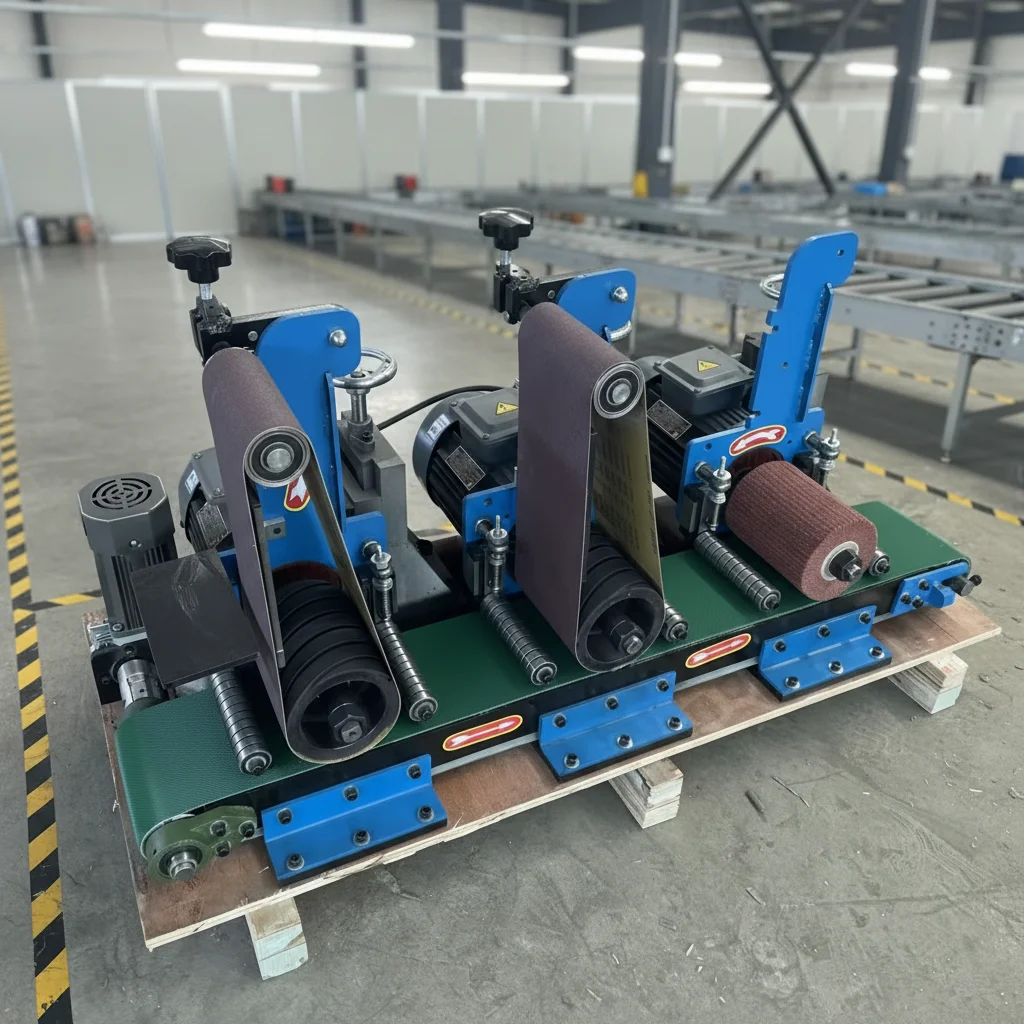 150mm Perfect Plate Industrial Sheet Automatic Surface Steel Deburring Grinding and Polishing Metal Polishing Machine for Metal
