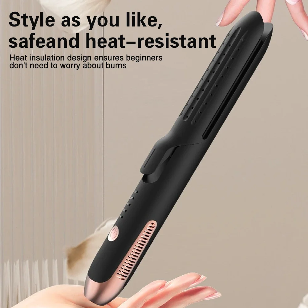 المهنية 2 في 1 فرد بكرة الشعر ثلاثية الأبعاد لوحة عائمة الهواء البارد عقد سريع استقامة الشعر أداة تصفيف الشعر