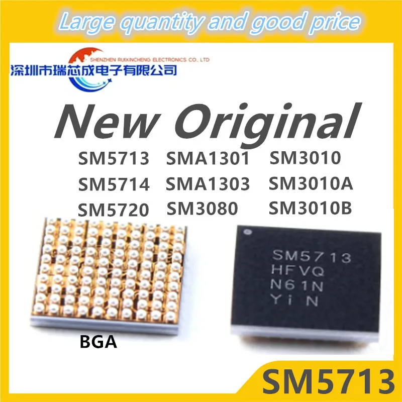 

(10piece)100% New SM5713 SM5714 SM5720 SMA1301 SMA1303 SM3080 SM3010 SM3010A SM3010B BGA Chipset