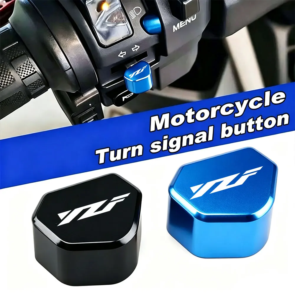 Motorcycle Switch Button Turn Signal Switch Key Cap Accessories For YAMAHA YZF R1 R3 R6 R25 R125 R1M YZFR1 YZFR6 YZFR3