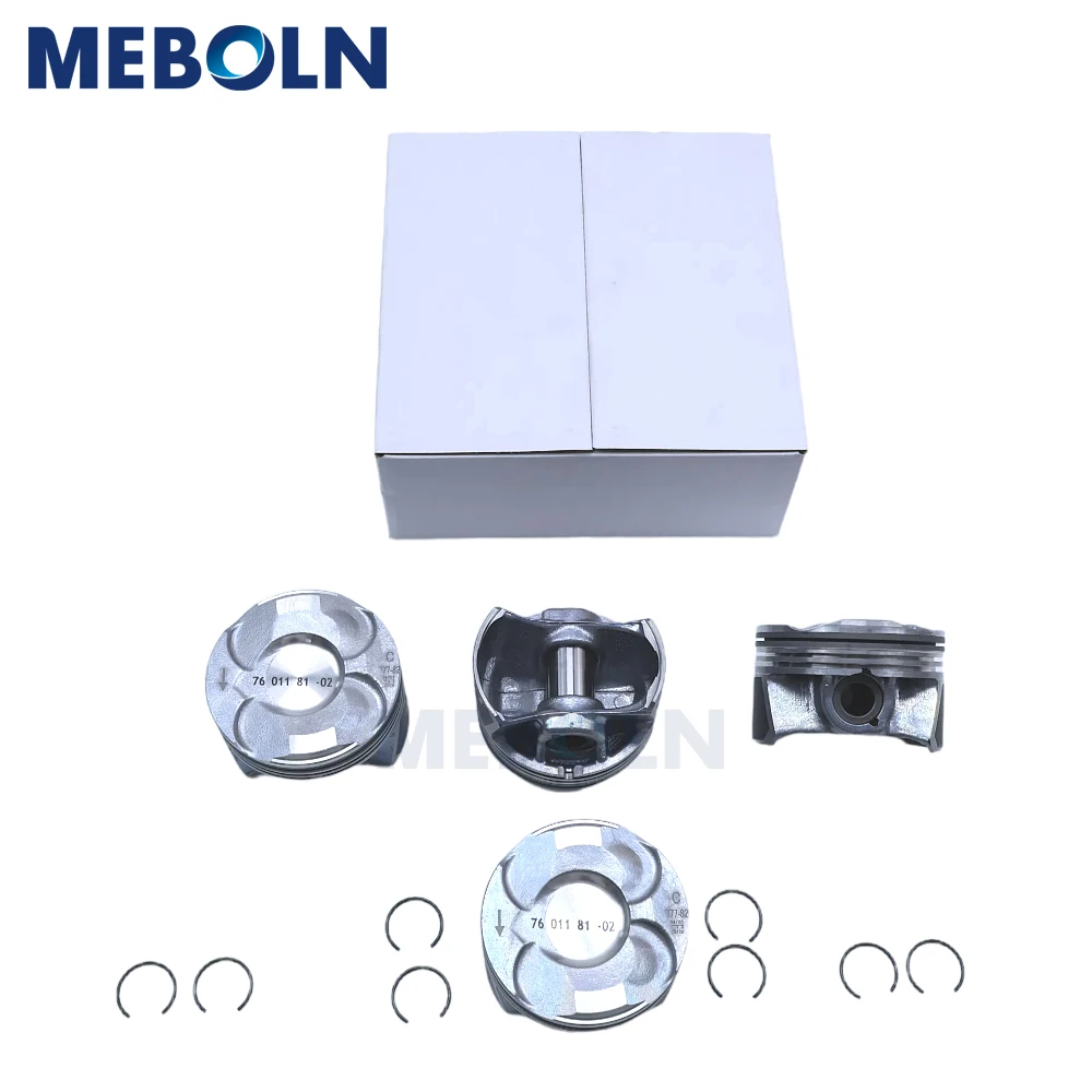STD 4 Pcs Piston & Piston Ring Set For BMW 118i 316i MINI Cooper S R55 R56 R60 N13 B16 N16 Engine Car Accessories 11257601181