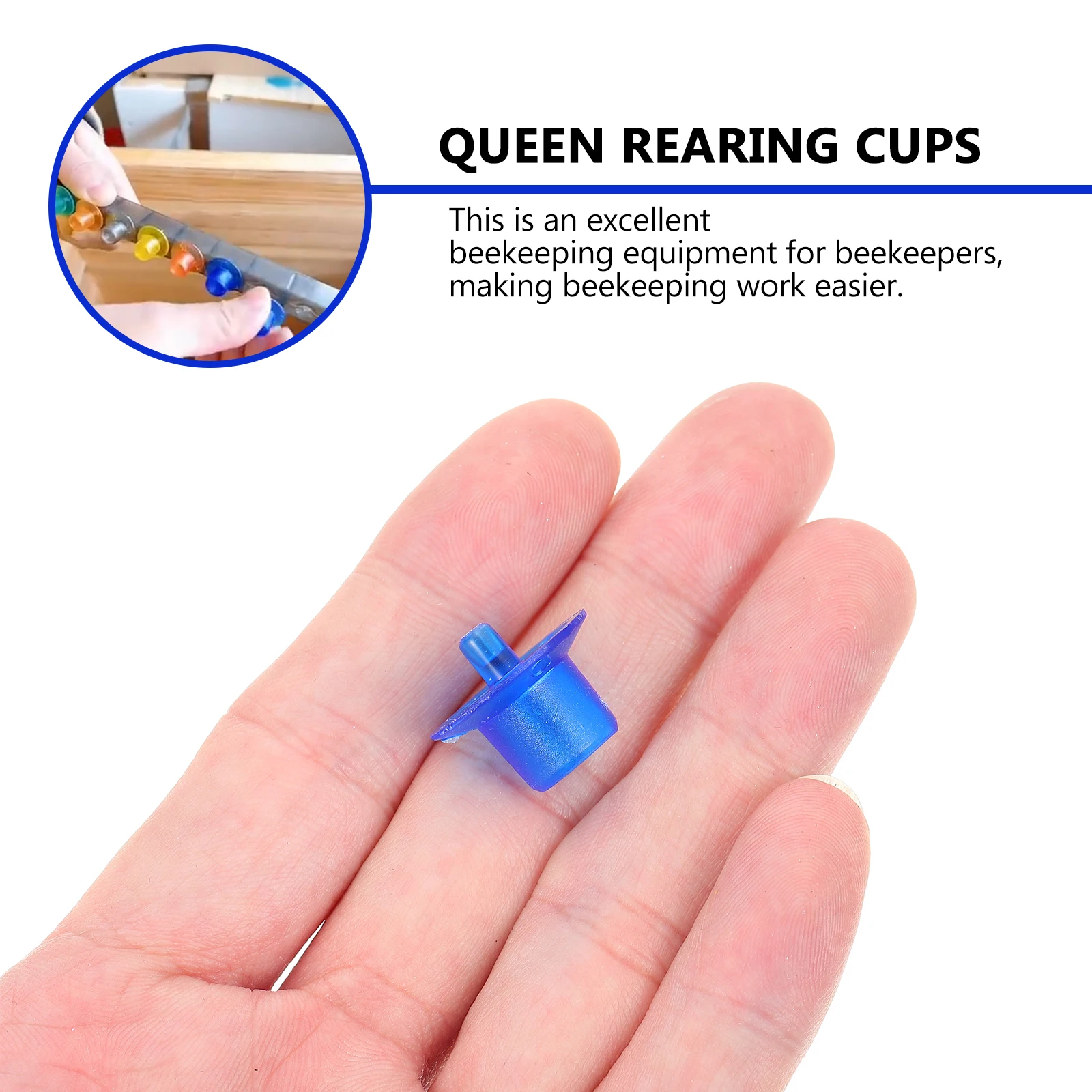 

Queen Rearing Cell Cups Beekeeping Tools Safe Material Royal Jelly Terrace Incubation Bases Breeding Supplies Bee Rearing