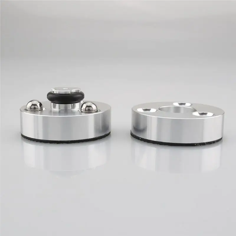 AEE3-4PCS Hifi Speaker Isolation Feet Cushion Pads Stand Feet 40X23mm Aluminum Vibration Dampener