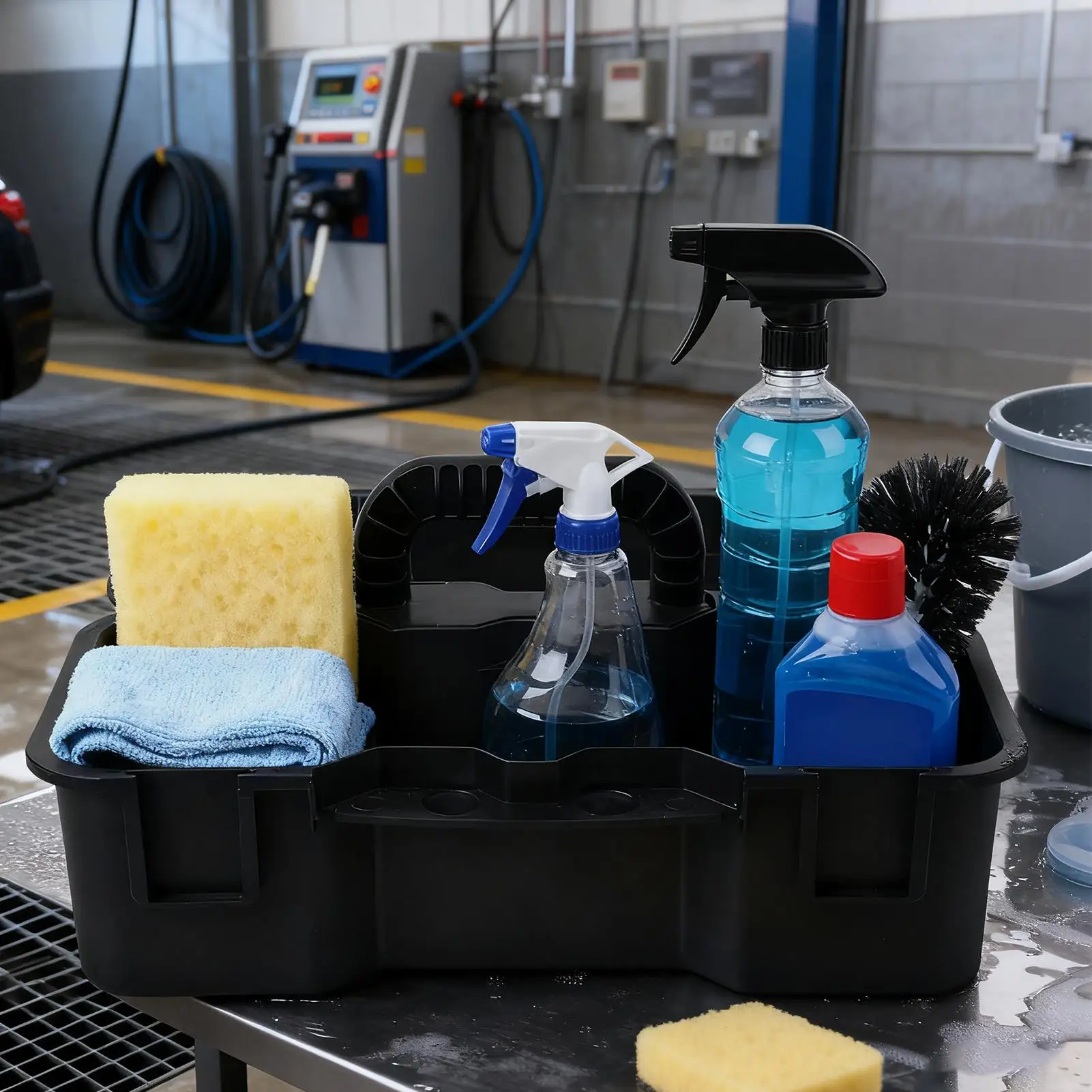 

Cleaning Basket With Handle Multi-Purpose Portable Organizer With Handle Dorm Shower Basket For Shower Bedroom Laundry Kitchen