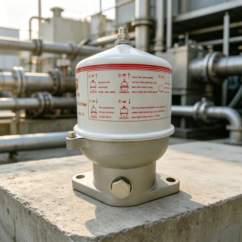Centrifuge Oil Separator Vehicle Centrifugal Oil Cleaner Bypass Filter RG110 Engine Oil Purifier Diesel Truck Marine