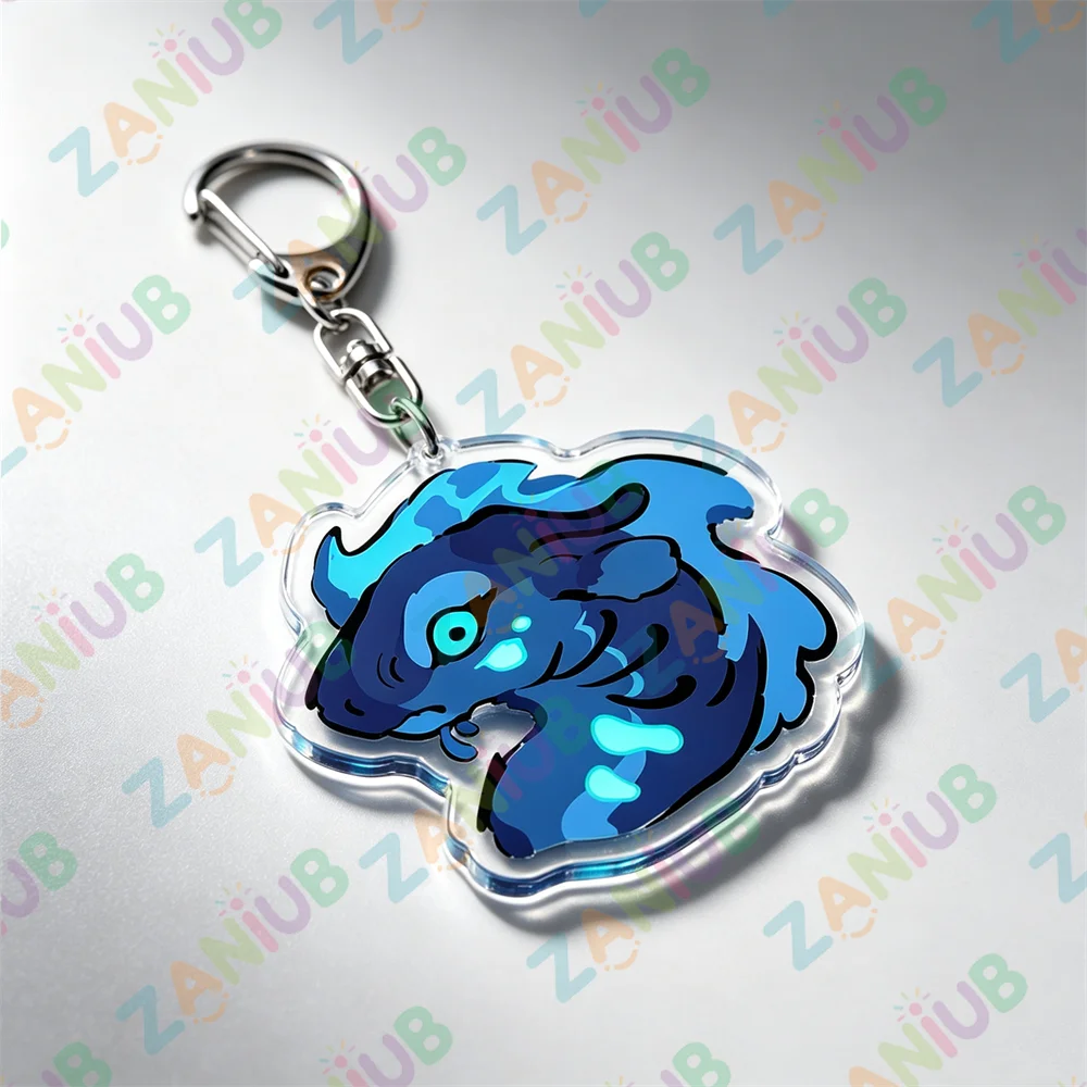 Cute Wings of Fire Keychains for Accessories Jewelry Dragons Tsunami Sandwing Turtle Key Ring Purse Phone Bag Charm Fans Gifts