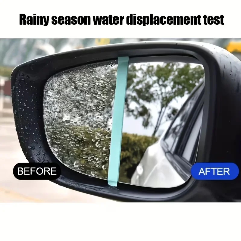 Multi-Purpose Rainproof Film, Car Glass Rainproof Hydrophobic Agent, Long-Lasting Water Repellent Improve Rainy Day Driving Safe