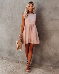 Summer 2024, Europe and the United States, the new dress flared waist