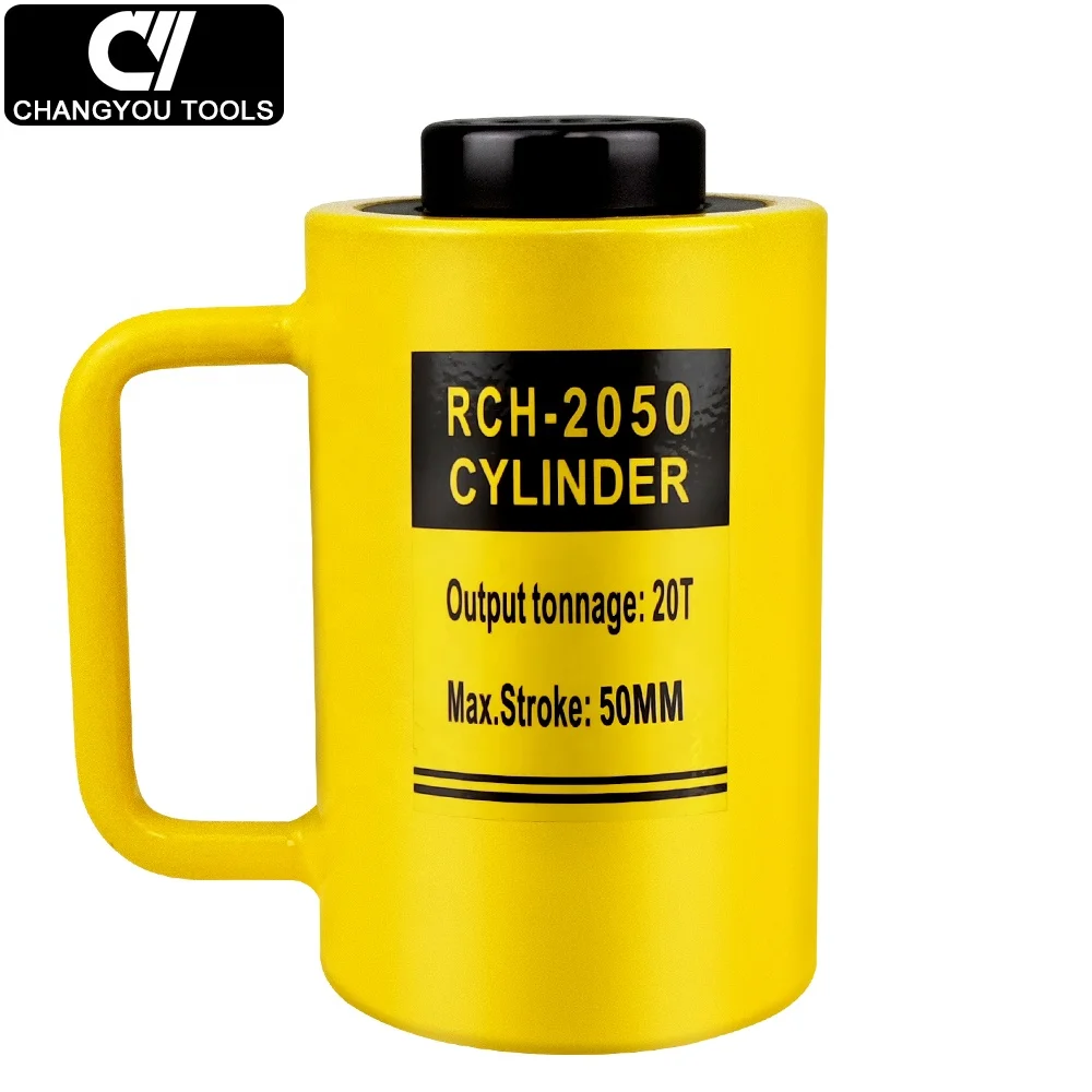 RCH-2050 20 ton  single acting hollow plunger steel cylinder