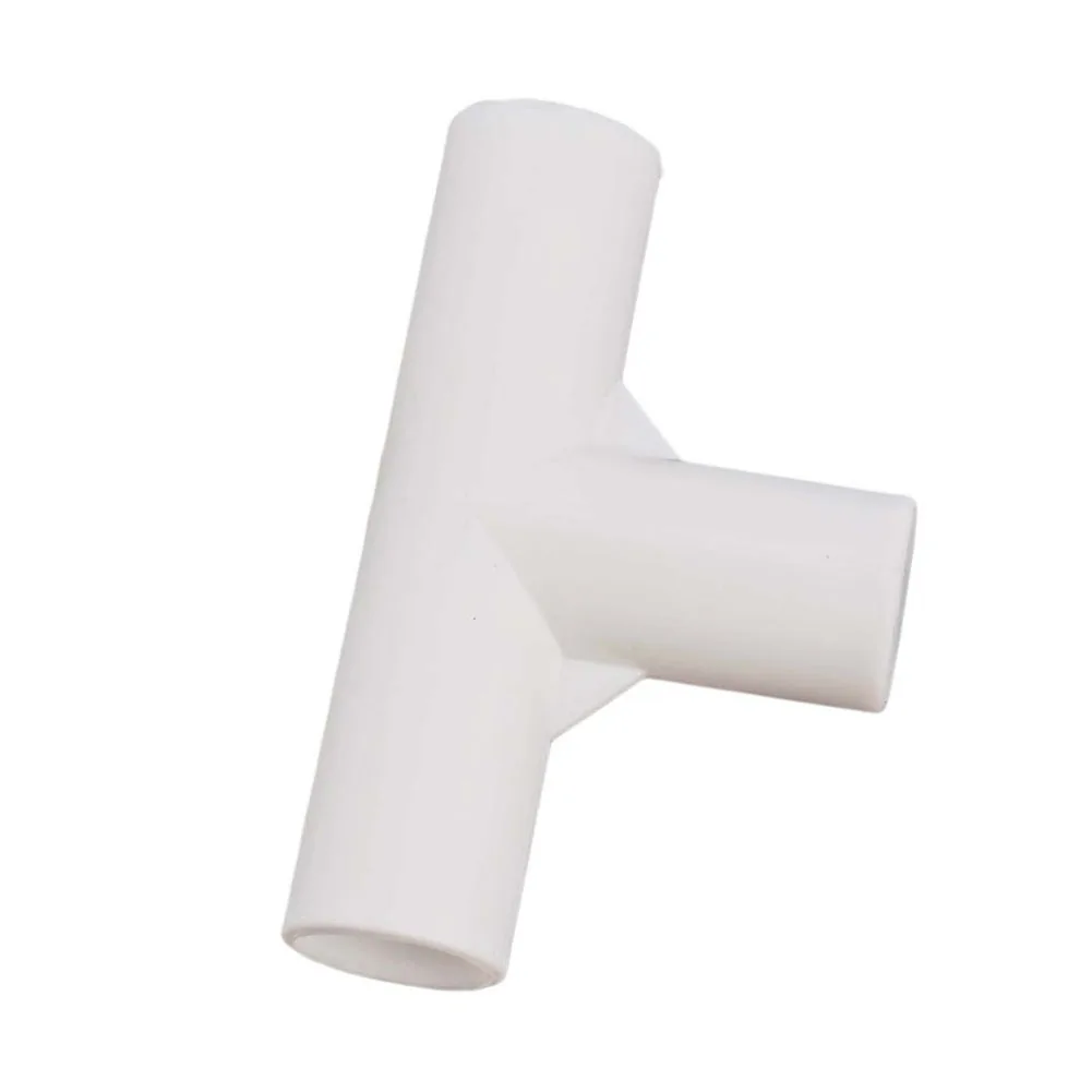

10pcs Fixed Tee Connectors for Tent Poles with 16mm I.D. Used in Camping Garden Plant Supports and Wardrobes for Stability