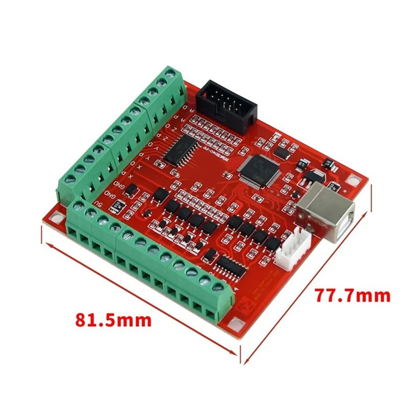 A13E-For MACH3 4-AXIS Controller Card Support Breakout Board Moudle Module USB Stepper And Servo Motor 100Khz With USB Cable And