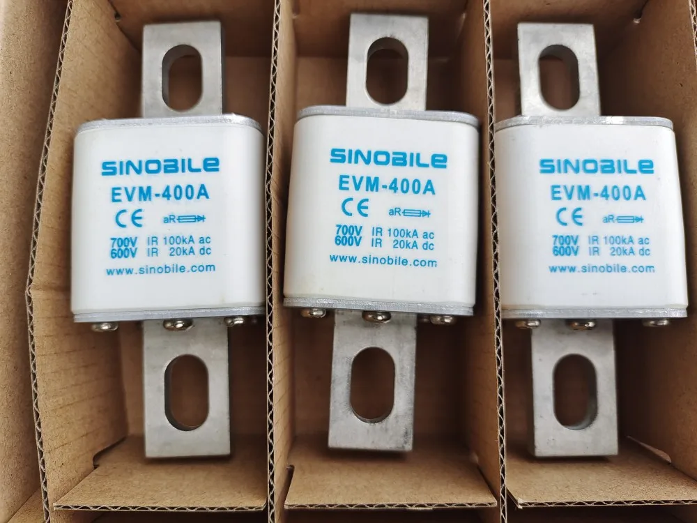 

SINOaILe Zhongbei energy EVM-400A 700VAC DC600V new energy high voltage fuse