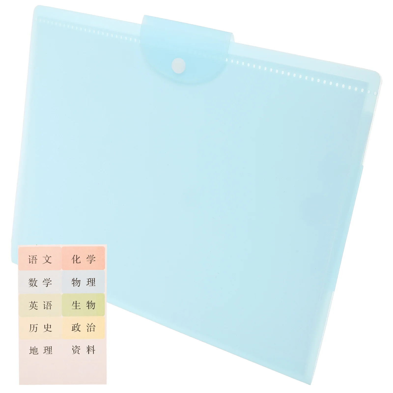 A3 File Folder Organizer Transparent Plastic Pouch For Bills Receipts Documents School Office Travel Use Portable Storage