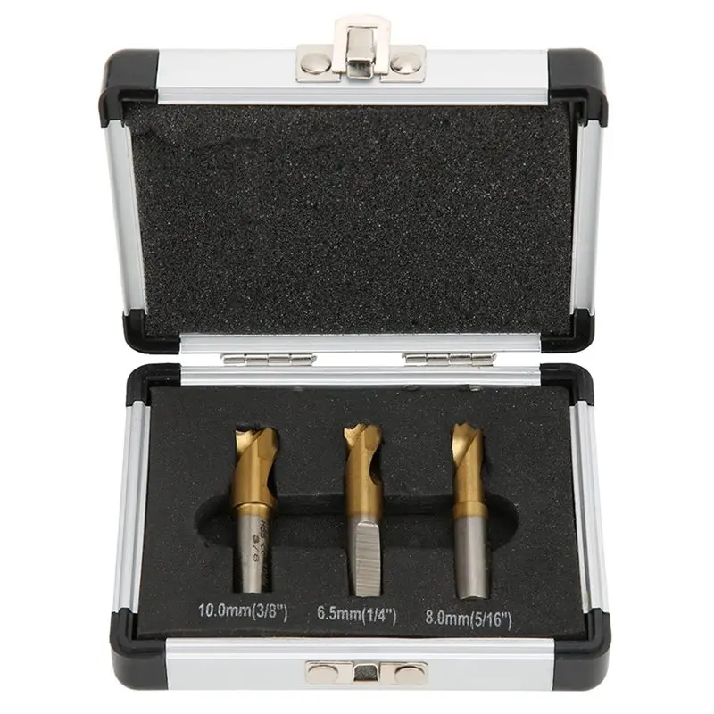 A02F-Spot Weld Drill Bit Set-For Point Weld Removal& Cutting Tools Includes 1/4