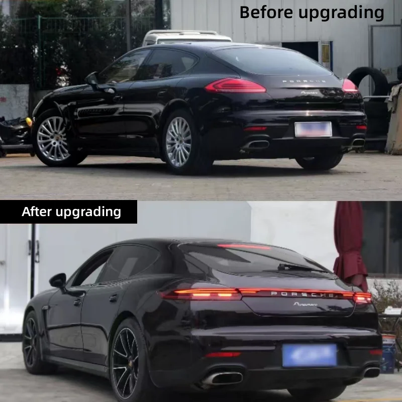 For Porsche Panamera 2014-2016 970 970.2 Taillight Upgrade To 971 New Style Rear Trunk Taillights Car Lamp Accessory