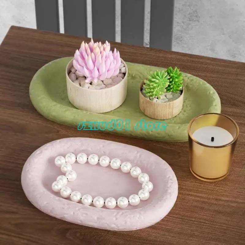 

1XCA Easy to Use Silicone Mold Creating Decorative Trays Moulds with Unique Stone Pattern Suitable for Gifting Making