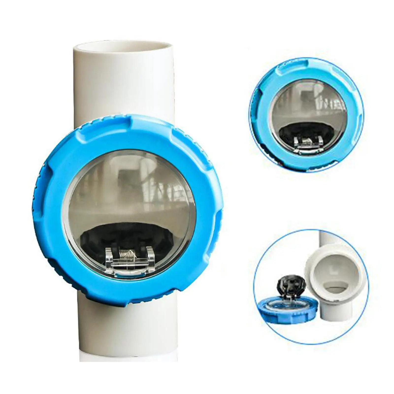 High Performance Wear Resistant Pools Check Valve PP Material Pool Filtration Pump Accessories for Spa Bath
