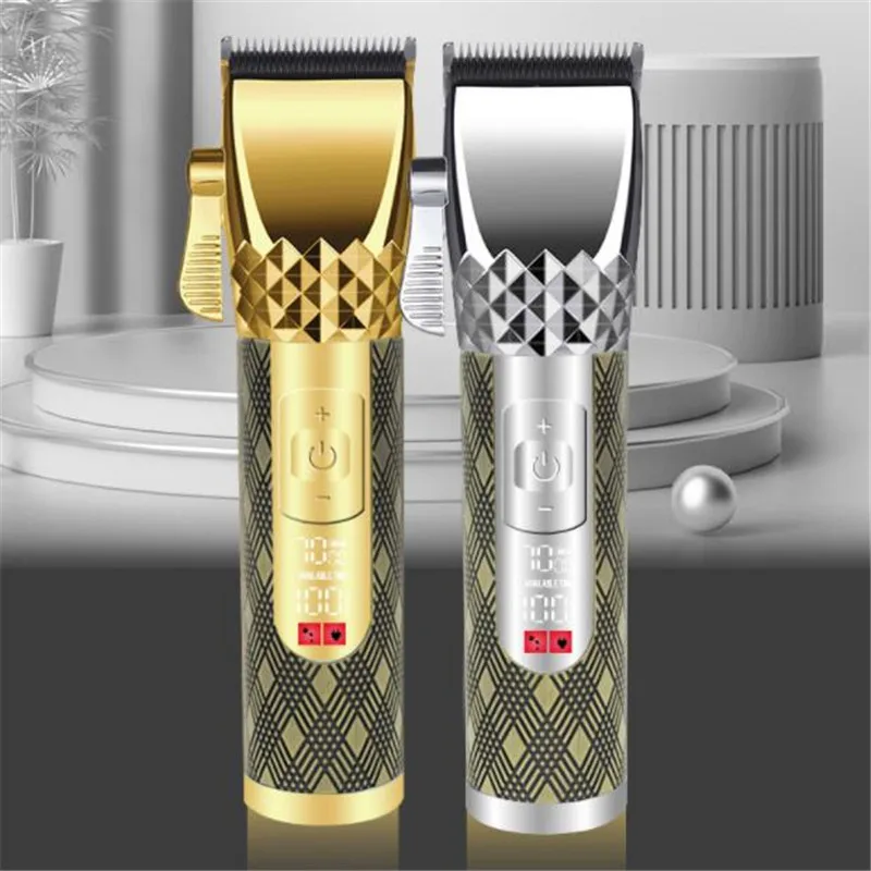 Electric Barber Clipper Cordless Professional Hair Trimmer For Men Head Haircut Machine Fading Style Zero Gap Precision Shaver