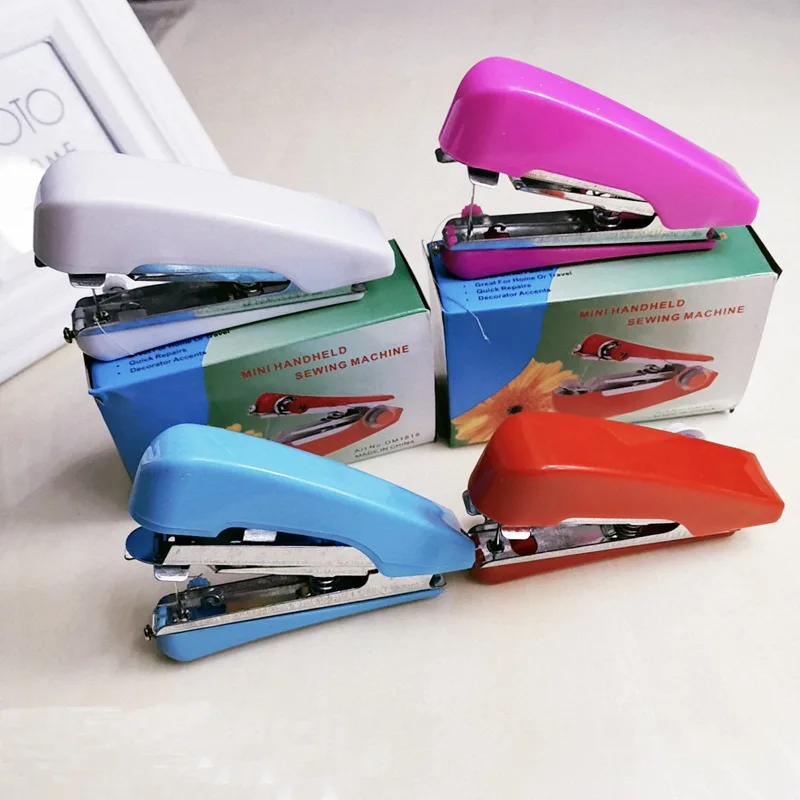 1PC Portable Handheld Mini Sewing Machine Compact Tool for Easy Clothing Maintenance And Manual Embroidery