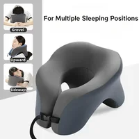 Portable U-shaped Travel Pillow Memory Foam Sleeping Pillows Office Nap Pillow Car Airplane Neck Cushion Ergonomic Head Support 5