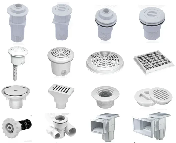 Swimming pool fitting water return ,skimmer ,suction fitting ,main drain