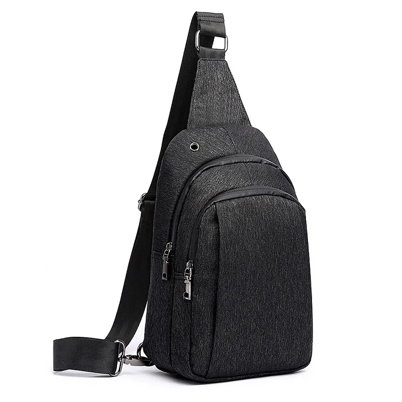 

Men Anti-theft Crossbody Bags Male Waterproof Oxford Chest Pack Short Trip Messenger Sling Bag Shoulder Chest Bag Travel Bags