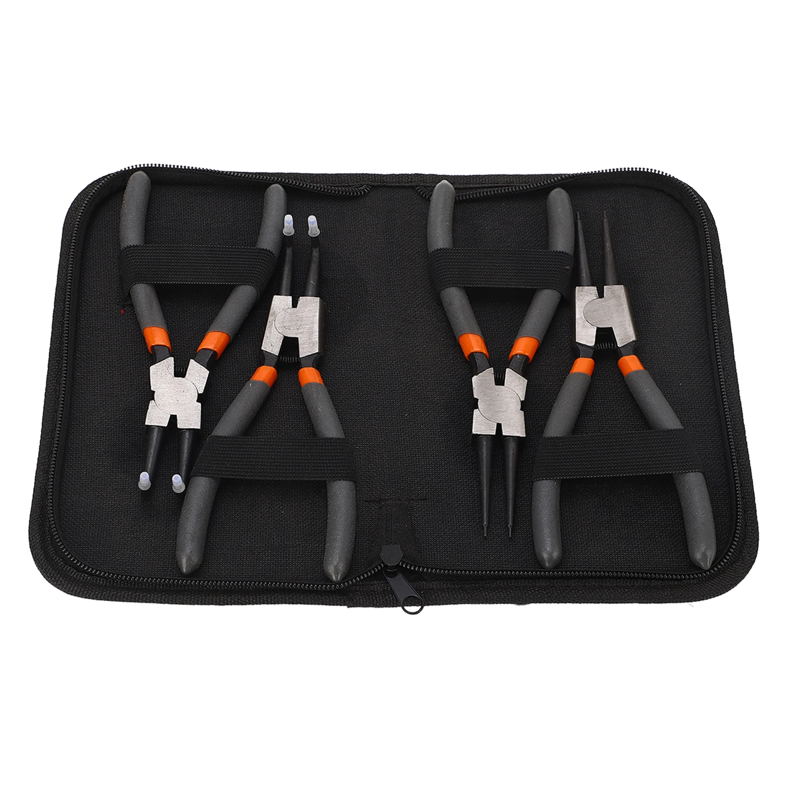 

4Pcs Circlip Pliers Snap Ring Pliers Carbon Steel Hand Tools Set Kit for Repair Maintenance