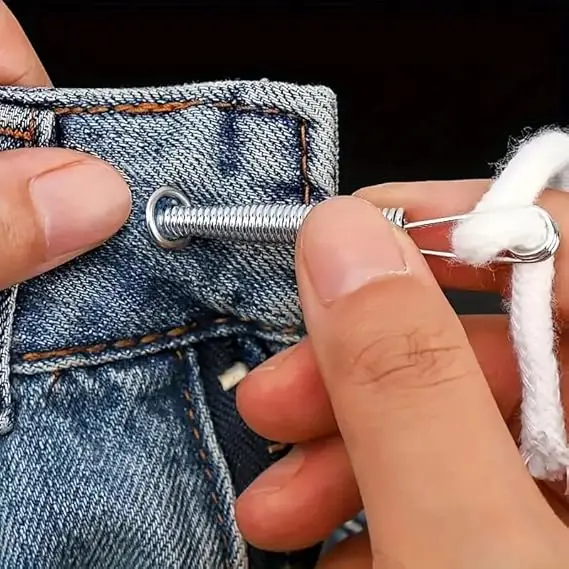 3Pack Spring-Loaded Universal Rope Threader - Efficient Durable Tool for Home Sewing & Elastic Waistband Projects