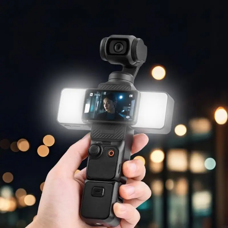 Viagem vídeo Luz vídeo para Pocket 3 com forte base magnética e carregamento eficiente do tipo USB Cable 45bd