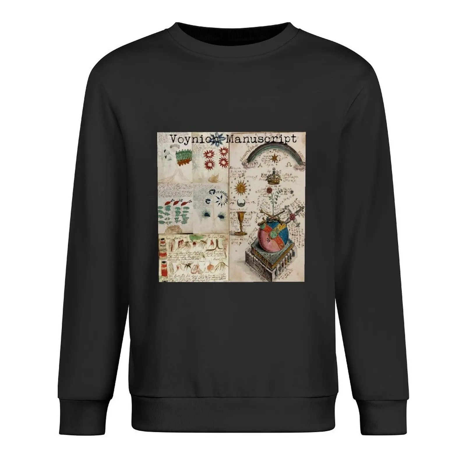 

Voynich Manuscript Pullover winter clothes korean autumn clothes men's sweat-shirt set men clothes hooded sweatshirt for men