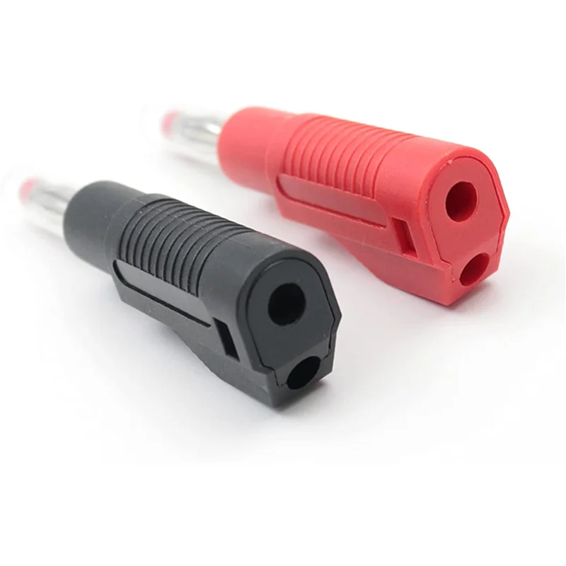 

AA01-80 Sets Retractable Sheath 4Mm Banana Plug Connectors Stackable Wire Solder Multimeter Test Leads Ends Plugs Adapter