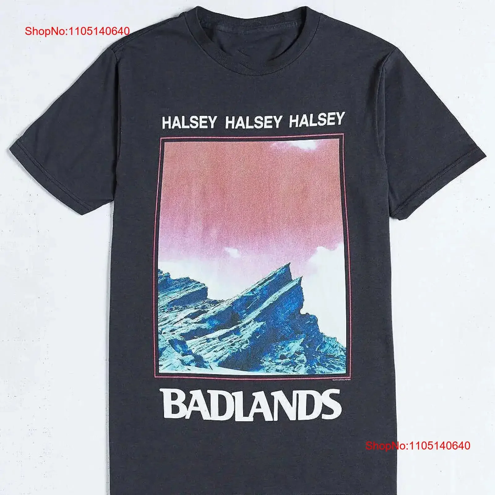 

Винтажная мужская футболка Halsey Badlands для фанатов S 235XL 12D505, винтажная стираная мужская дышащая футболка с рисунком, слегка модная растянутая