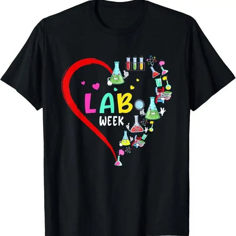 Lab Week 2022 Laboratory Tech Heart Technologist T Shirt
