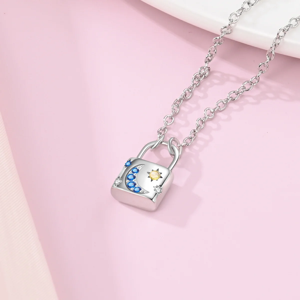 2024 HOT 925 Sterling Silver Heart Necklace Halo Heart Choker Fashionable Luxury Chains Women Jewelry Gift Valentine\'s Day Gift