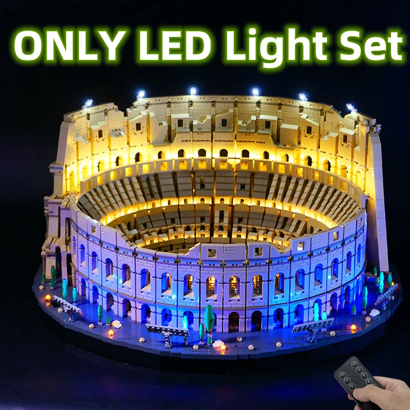 

IN STOCK Remote Control LED Light Set For Colosseum Model Compatible With LEGO 10276 Building Blocks Bricks Accessory Toys