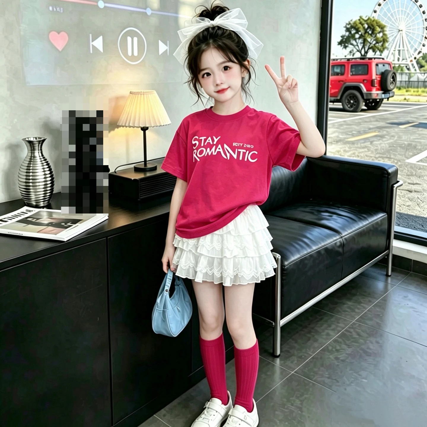 conjunto-de-verao-para-meninas-2026-novo-estilo-coreano-para-meninas-do-ensino-fundamental-roupa-elegante-com-saia-de-camadas-e-manga-curta-vestuario-infantil