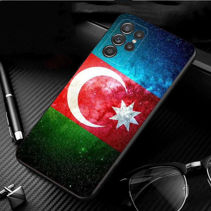 

Azerbaijan Flag Phone Case For samsung S25 S24 S23 S22 S21 S20 Ultra S20 S22 S21 S10E S20 FE S24 Plus Funda