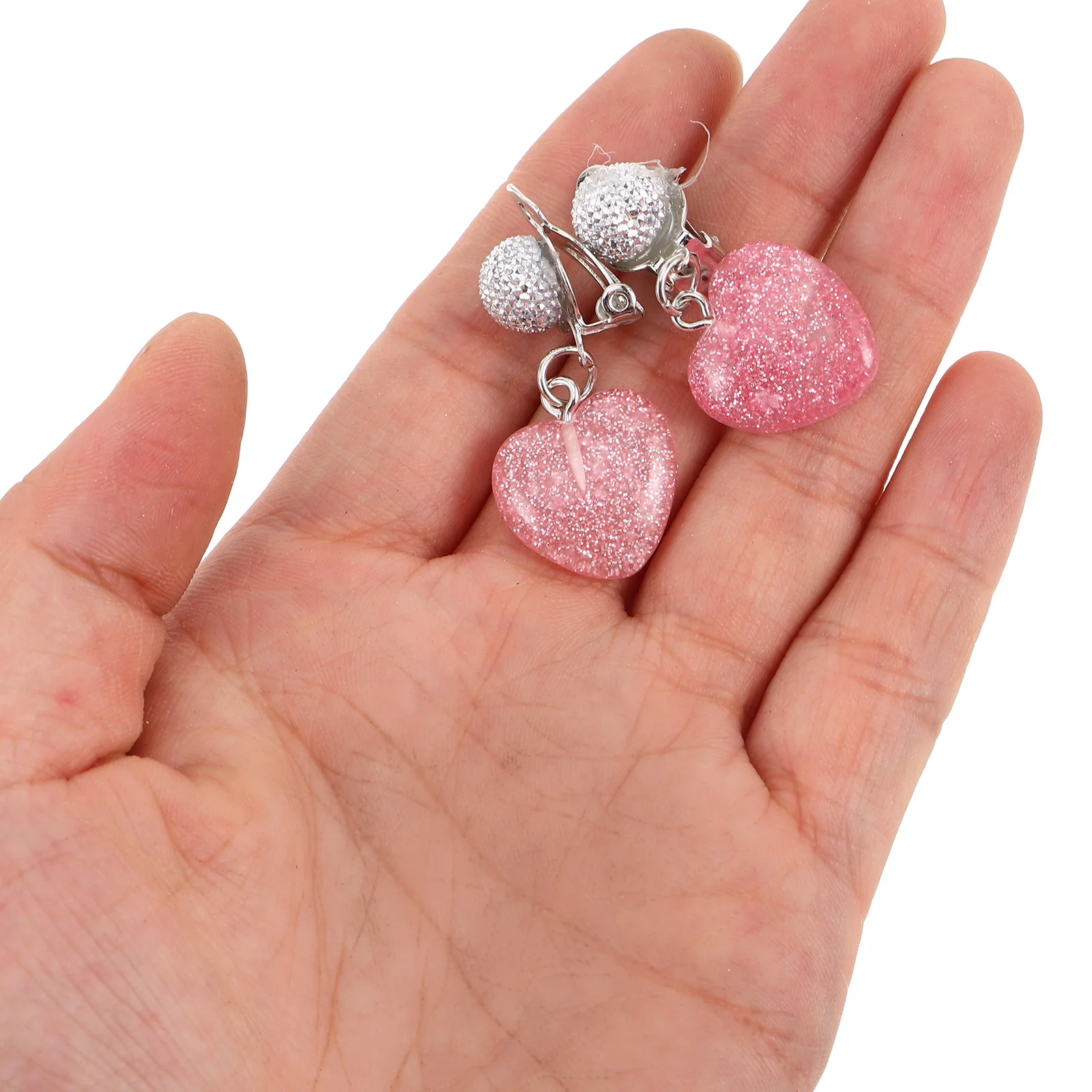 

6 Pairs Girls Ear Clips Cute Cartoon Earrings Clip On Non Pierced Kids Jewelry Lightweight Birthday Party Everyday Wear
